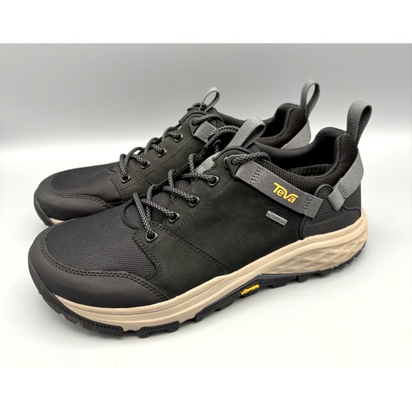 Teva Grandview GTX Men's Size 8 Black Gore-Tex Running Hiking Shoes Sneakers